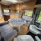 Autocaravana Burstner perfilada con aire