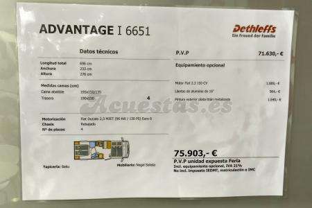 Dethleffs Advantage I 6651