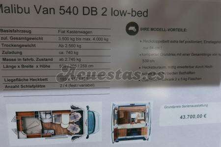 Malibu Van 540 DB 2 low-bed