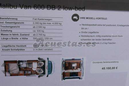 Malibu Van 600 DB 2 low-bed