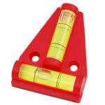 Nivel de burbuja de dos ejes