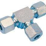Conector en T para tubo de gas de 8mm