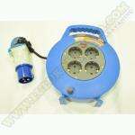 Alargo enrollable 10m + conexión shuko CEE17