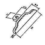 Terminal perfil plastico gris caravana - Ref. 45-142275