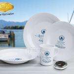 Vajilla melamina Maritim - 8 piezas