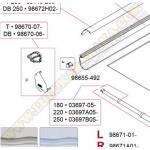 Kit sujeción rafter F35 05 gris
