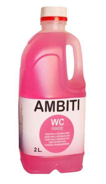 Líquido rosa wc químico Ambiti Rinse