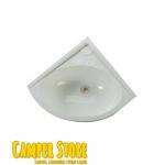 Lavabo de rincón 33x33 cm