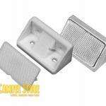 Soporte fija muebles. Gris claro