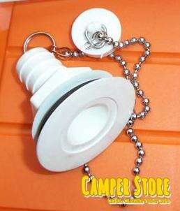 Desagüe Recto de 19 mm con Tapón, para Ducha o Fregadero