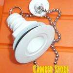 Desagüe Recto de 19 mm con Tapón, para Ducha o Fregadero