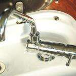 Grifo mezclador plegable metalico bombas de agua externas autocaravana camper - Ref. 63460