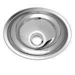 Lavabo ovalado acero Ref.64033