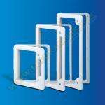 Portón servicio Thetford blanco