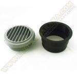 Salida de aire gris Ø 90