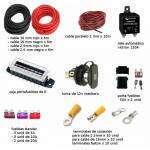 Kit de montaje batería auxiliar con rele automático y 6 metros de cable