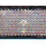 Catadioptrico rectangular blanco atornillar