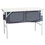 Mesa Plegable Aluminio CON COMPARTIMENTO