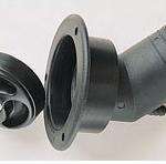 BOCANA ENTRADA AGUA EXTERNA LARGA TAPON Y LLAVE NEGRO