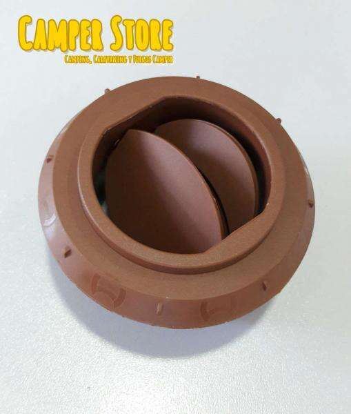 Rejilla obturable para calefacción. Marrón