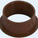 Anillos para cierre de boton marron