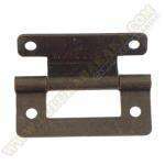 Bisagra Acodada de 50 mm - Bruñida