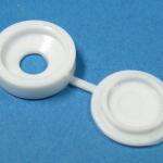 Bolsa 5 ud Cubre Tornillo 5mm Blanco con Base