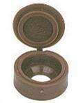 Bolsa 5 ud Cubre Tornillo 5mm Marron con Base