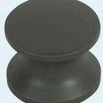 Boton roscado para cierre cajetin color gris