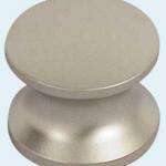 Boton roscado para cierre cajetin color niquel mate