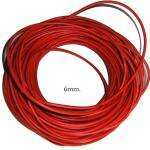 Cable flexible 6mm rojo