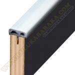 Canto T antigolpes semiperfilado gris plata 5 m.