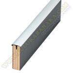 Canto T semiperfilado gris plata 5 m.