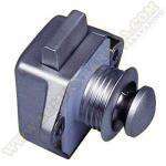 Cierre para puertas con pulsador mini. Disponible varios colores