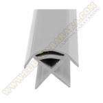 Perfil PVC gris medio antigolpes