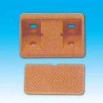 Taco 4 agujeros sujeta muebles con tapa beige