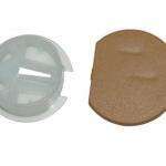 Tapon marron ensamblaje de muebles caravana autocaravana camper - Ref. 45-FSM06