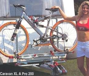 Fiamma Llevar Bici Xl Pro 200 2 Bici Caravana A un marco hasta 2 Rack De Ciclo Bici 