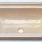 Lavabo de 582 x 300 beige