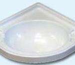 Lavabo rinconera blanco 430 x 430 mm