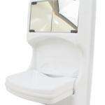 Mueble Alto con espejo y lavabo plegable