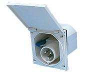 Toma corriente 220v cuadrada cee entrada caravana