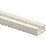 Guia blanca pvc cortina de 2 mts