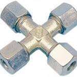 CRUCE 4 RACORD 8MM. KR-8 (tipo Hermeto)