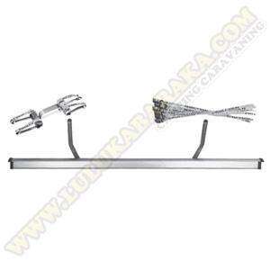 Carril y brazo adicional para tercera bicicleta