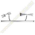 Carril y brazo adicional para tercera bicicleta