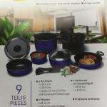 Bateria de cocina Camp4 9 piezas color azul