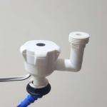 Mando ducha novo blanco toma 1/2" y encastre 17 mm