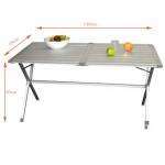 Mesa de aluminio Midland 6 personas