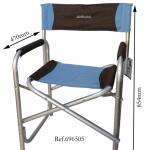 Silla Plegable Aluminio Director Midland - Azul